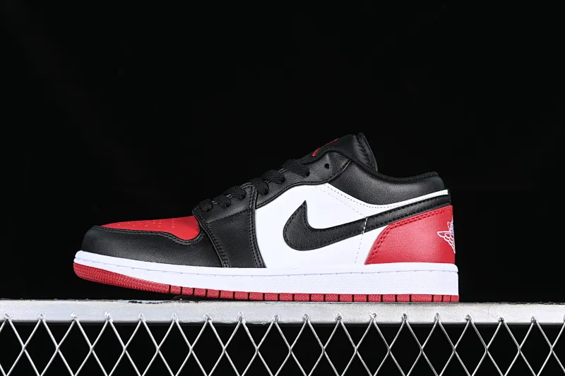All categories Air Jordan Jordan series basketball shoes Air Jordan 1 Low Z version Air Jordan 1 Low SE "Bred Toe" AJ1 Joe 1 black and red low-top cultural casual sneakers 553558-161